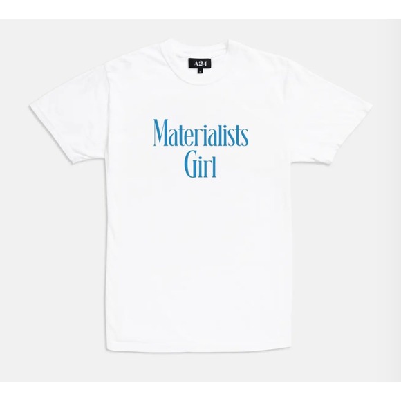 A24 - Materialists Girl Tee; SIZE MEDIUM - IN HAND (LOVE OR MONEY??)